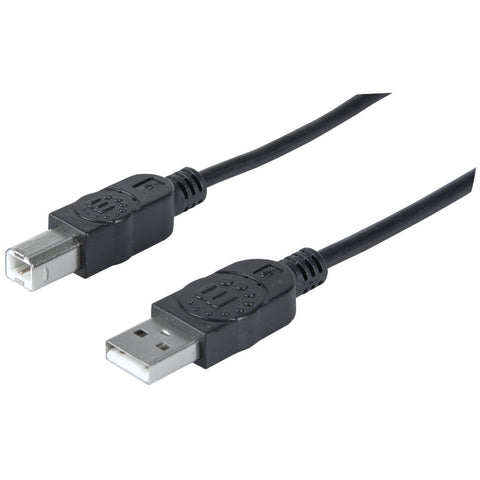 Manhattan A-male To B-male Usb 2.0 Cable (10ft)