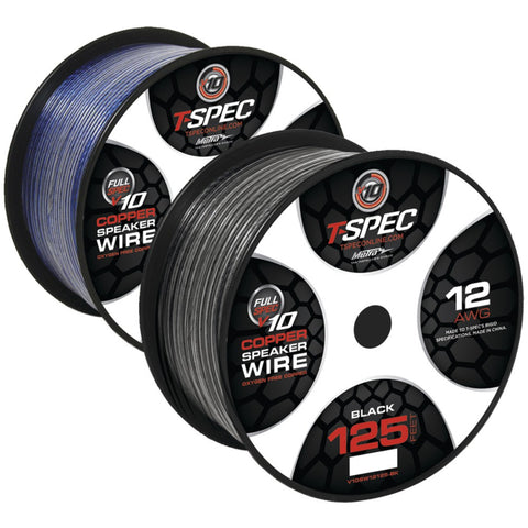 T-spec V10 Series Speaker Wire (125ft 12 Gauge)