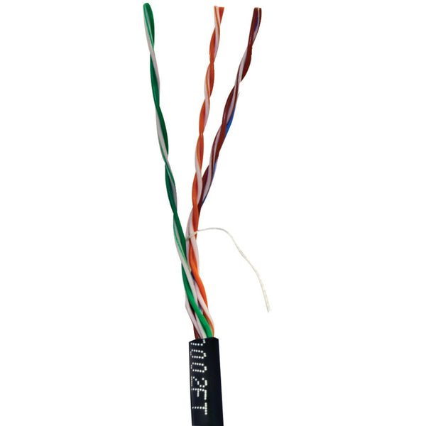 Vericom Cat-5e Utp Solid Riser Cmr Cable 1000ft (black)
