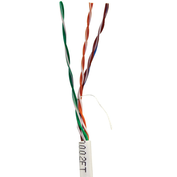 Vericom Cat-5e Utp Solid Riser Cmr Cable 1000ft (white)