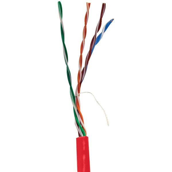 Vericom Cat-5e Utp Solid Riser Cmr Cable 1000ft (red)