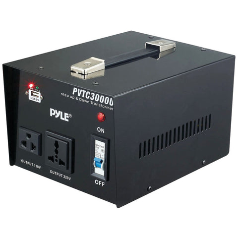 Pyle Pro Step Up & Step Down Voltage Converter Transformer (3000 Watt)