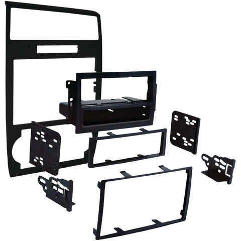Metra 2005-2007 Dodge Charger Single-din And Double-din Installation Kit Matte Black