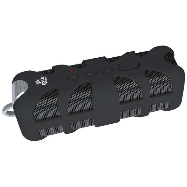 Pyle Home Soundbox Splash Rugged Bluetooth Speaker (black; With Aux Input)