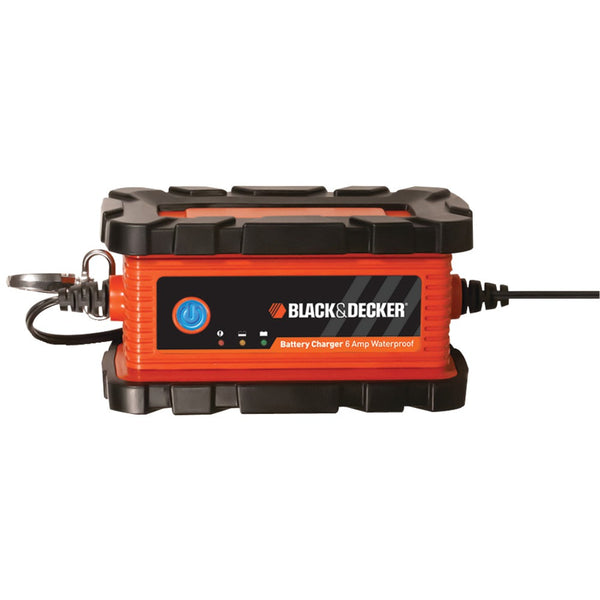 Black & Decker Waterproof Battery Charger And Maintainer (6 Amps)