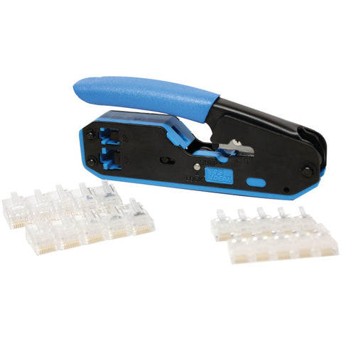 Ideal Data And Voice Rj45 And Rj11 Crimp Tool Kit