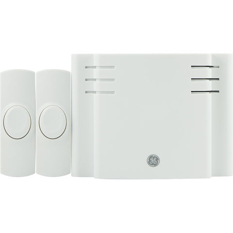 Ge Battery-operated 8-melody Door Chime With 2 Pushbuttons