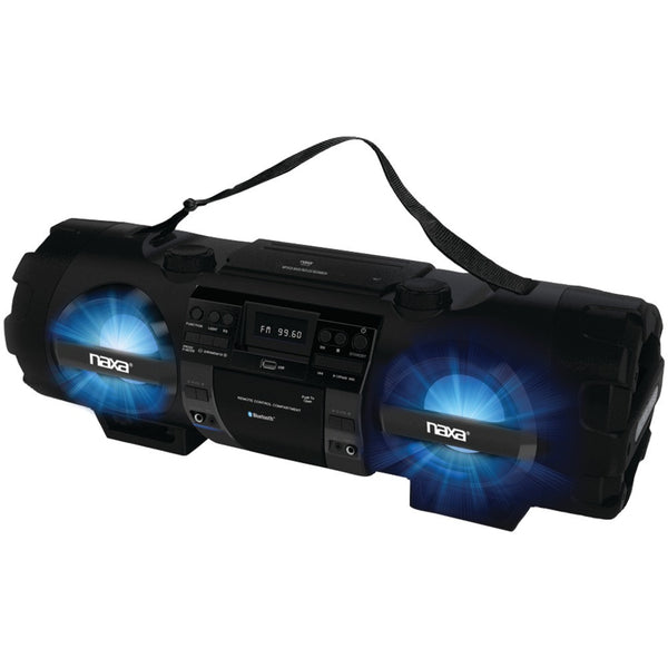 Naxa Cd And Mp3 Bass Reflex Boom Box & Pa System With Bluetooth
