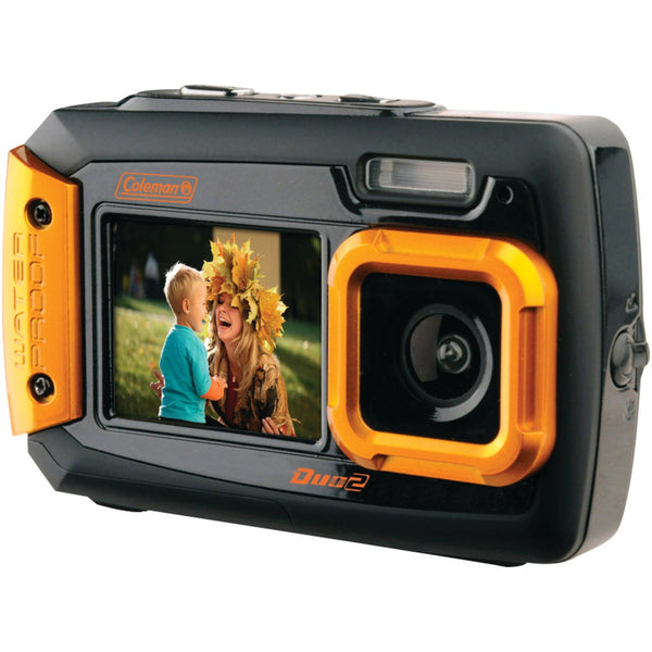 Coleman 20.0-megapixel Duo2 Dual-screen Waterproof Digital Camera (orange)