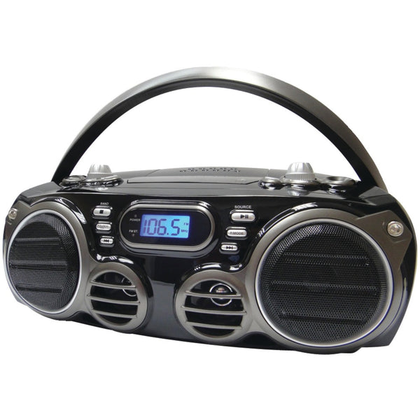 Sylvania Bluetooth Portable Cd Radio Boom Box With Am And Fm Radio