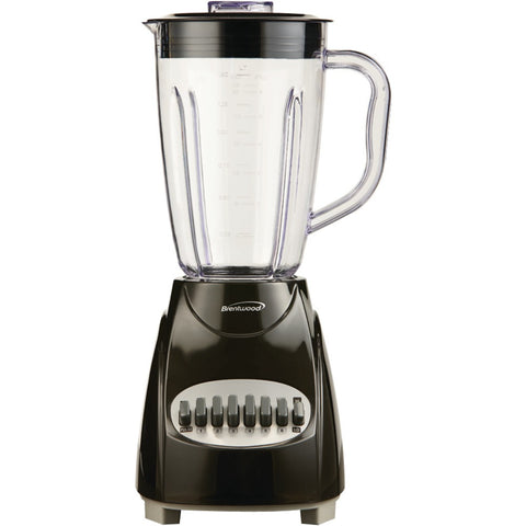 Brentwood 12-speed Blender With Plastic Jar (black)