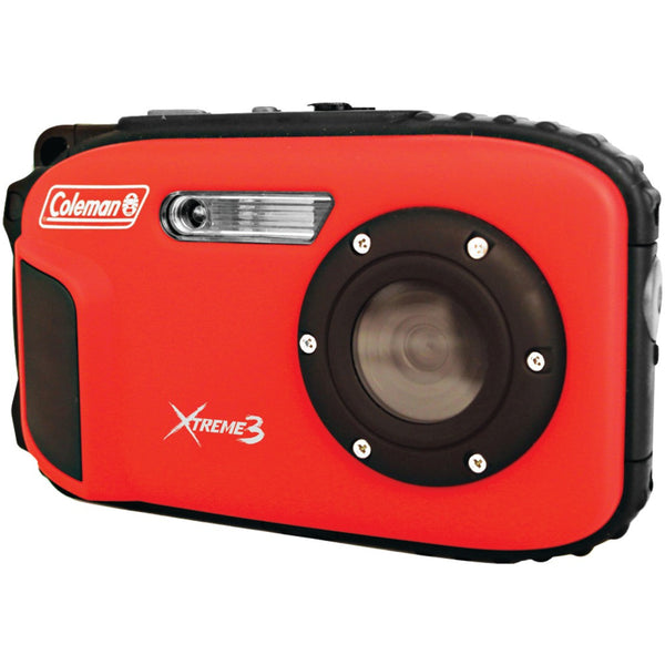 Coleman 20.0-megapixel Xtreme3 Hd Video Waterproof Digital Camera (red)