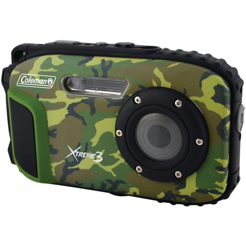Coleman 20.0-megapixel Xtreme3 Hd Video Waterproof Digital Camera (camo)