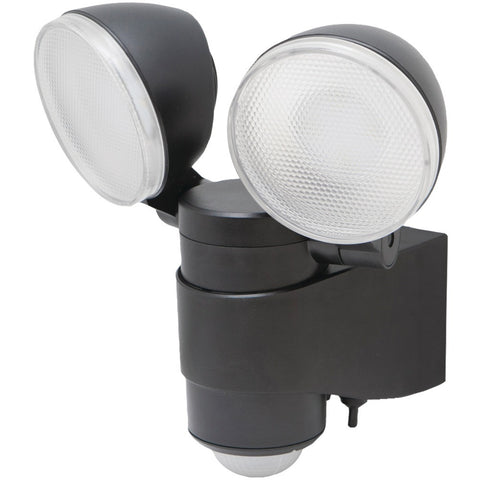 Maxsa Innovations Battery-powered Motion-activated Dual-head Led Security Spotlight