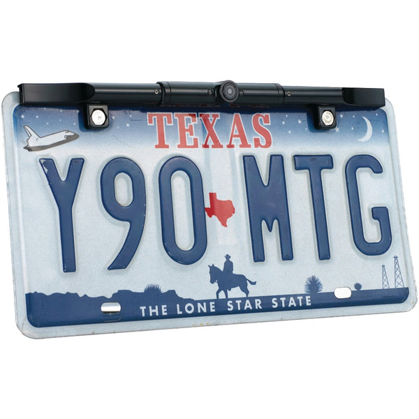 Boyo Ultraslim Metal Bar-type 150deg License Plate Camera (black)