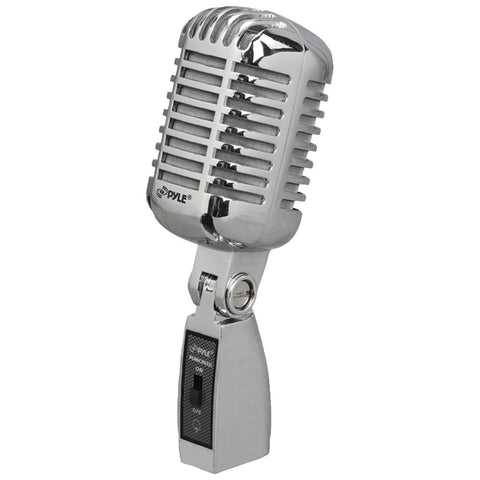 Pyle Pro Classic Retro Vintage-style Dynamic Vocal Microphone (silver)