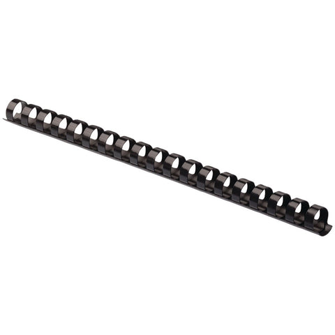 Fellowes 0.5" Plastic Binding Combs, 100Pk (Black)