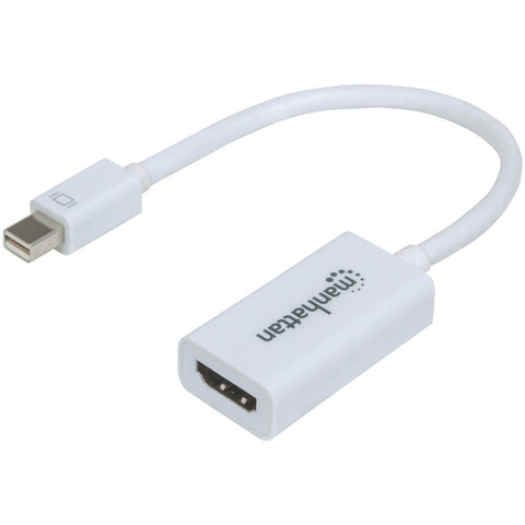 Manhattan Mini Displayport To Hdmi Adapter Cable 15cm (white)