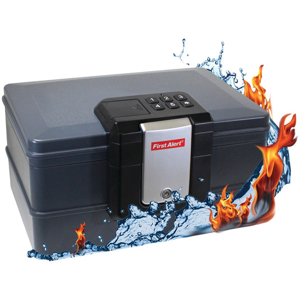 First Alert Waterproof Fire Chest With Digital Lock (0.39 Cubic Ft)
