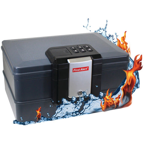 First Alert Waterproof Fire Chest With Digital Lock (0.39 Cubic Ft)