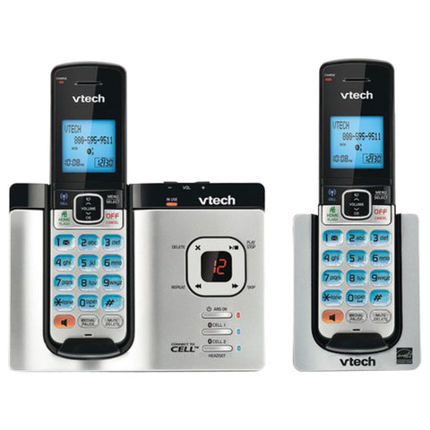 Vtech Dect 6.0 Connect-to-cell 2-handset Cordless Phone System