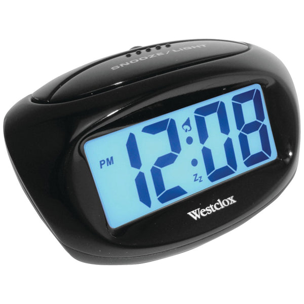 Westclox Large Easy-to-read Lcd Battery Alarm Clock
