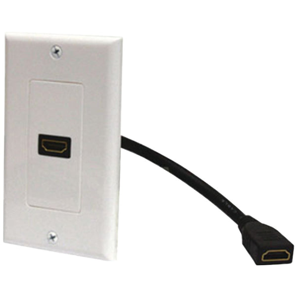 Steren Hdmi Wall Plate & Pigtail