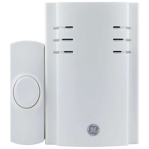 Ge Push-button Plug-in Door Chime With 2 Melodies