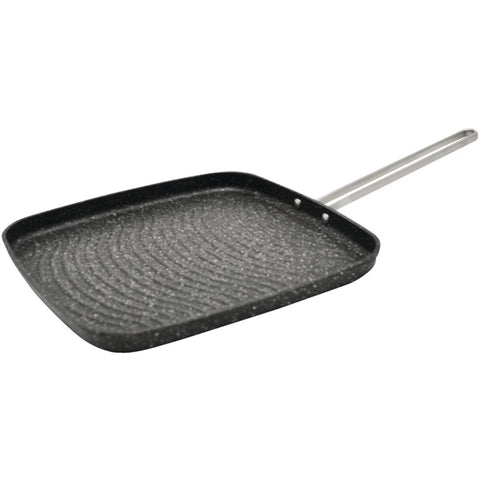 The Rock By Starfrit 10" Grill Pan With Stainless Steel Wire Handle