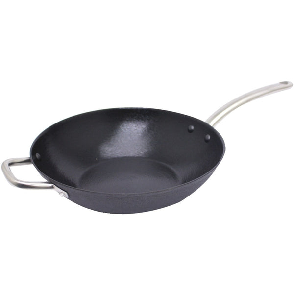 Starfrit Light Cast Iron Fry Pan With Helper Handle (11")