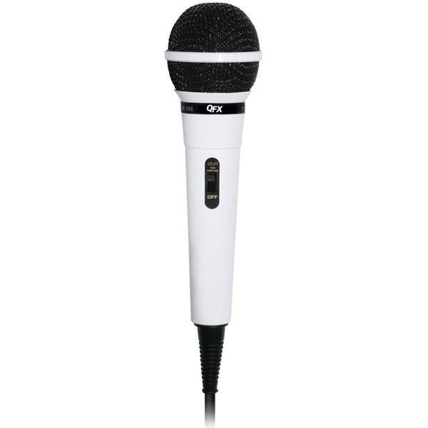 Qfx Unidirectional Dynamic Microphone With 10ft Cable