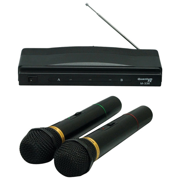 Qfx Twin-pack Wireless Dynamic Microphone System