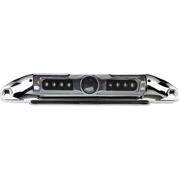 Boyo Bar-type 140deg License Plate Camera With Ir Night Vision & Parking-guide Lines (chrome)
