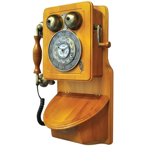 Pyle Pro Retro-themed Country-style Wall-mount Phone