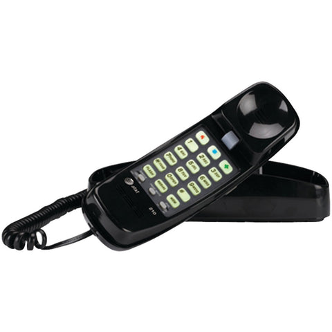 Att Corded Trimline Phone With Lighted Keypad (black)
