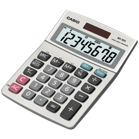 Casio Solar Desktop Calculator With 8-digit Display