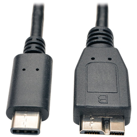 Tripp Lite C-male To B-male Micro Usb 3.1 Cable 3ft