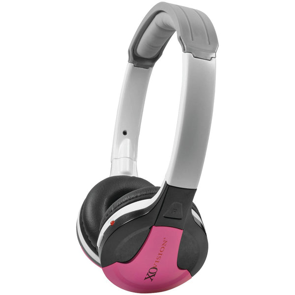 Xo Vision Ir Wireless Foldable Headphones (pink)