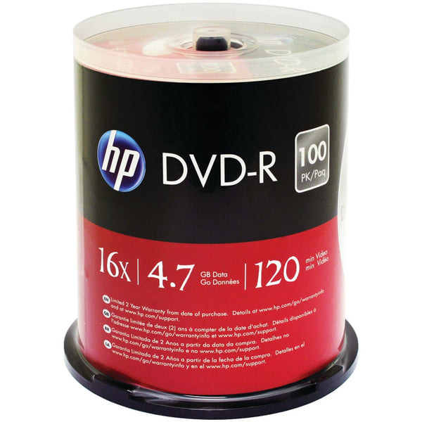 Hp 4.7gb Dvd-rs 100-ct Spindle
