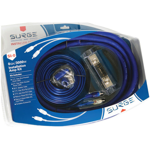 Surge Installer Series Amp Installation Kit (0 Gauge 3000 Watts)