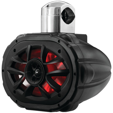 Boss Audio 6" x 9" 600-watt 4-way Marine Wake Tower Speaker With Rgb Led Lights