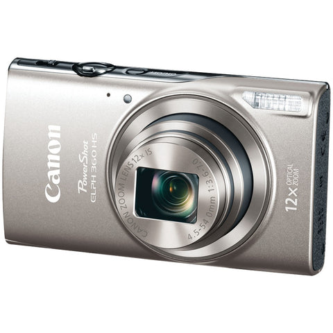 Canon 20.2-megapixel Powershot Elph 360 Hs Digital Camera (silver)