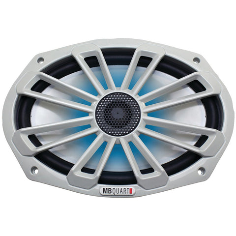 Mb Quart Nautic Series 6" X 9" 140-Watt 2-Way Coaxial Speaker System (Led Illumination)