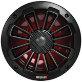 Mb Quart Nautic Series 6.5" 120-Watt 2-Way Coaxial Speaker System With Matte Black Finish (With Led Illumination)