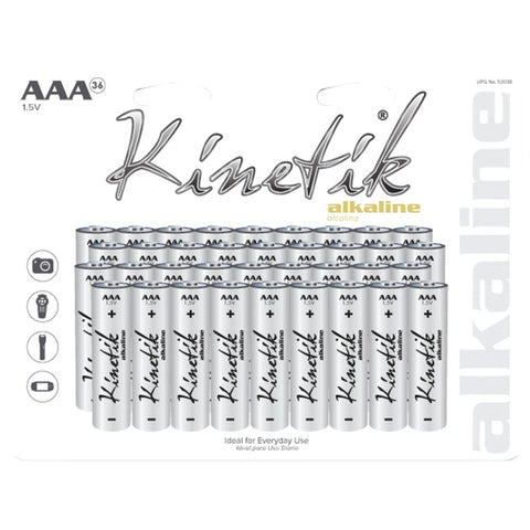 Kinetik Alkaline Batteries (aaa 36 Pk)