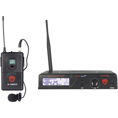 Nady Uhf 100-channel Wireless Lavalier Handheld Microphone System