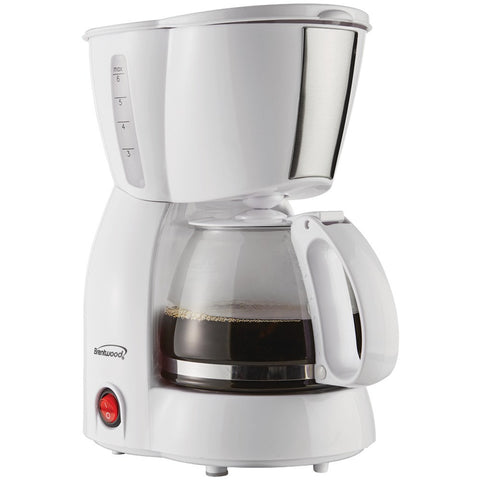 Brentwood 4-cup Coffee Maker (white)