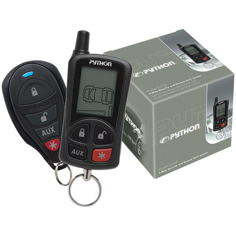 Python 5305p 2-way Lcd Security & Remote-start System With .25-mile Range & 2 Remotes