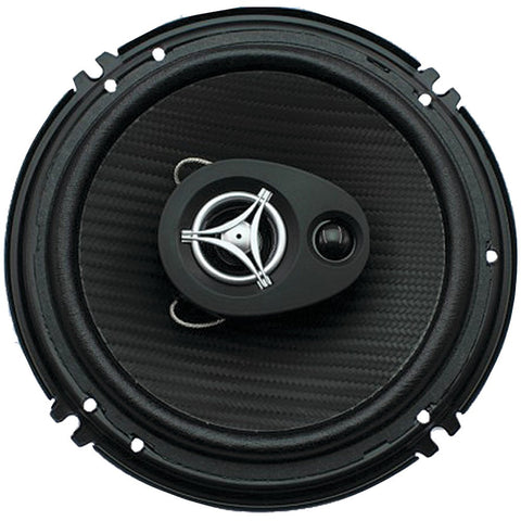Power Acoustik Edge Series Coaxial Speakers (6.5" 3 Way, 400 Watts Max)