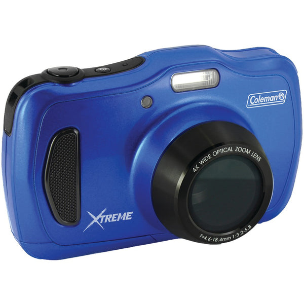 Coleman 20.0-megapixel Xtreme4 Hd Waterproof Digital Video Camera (blue)